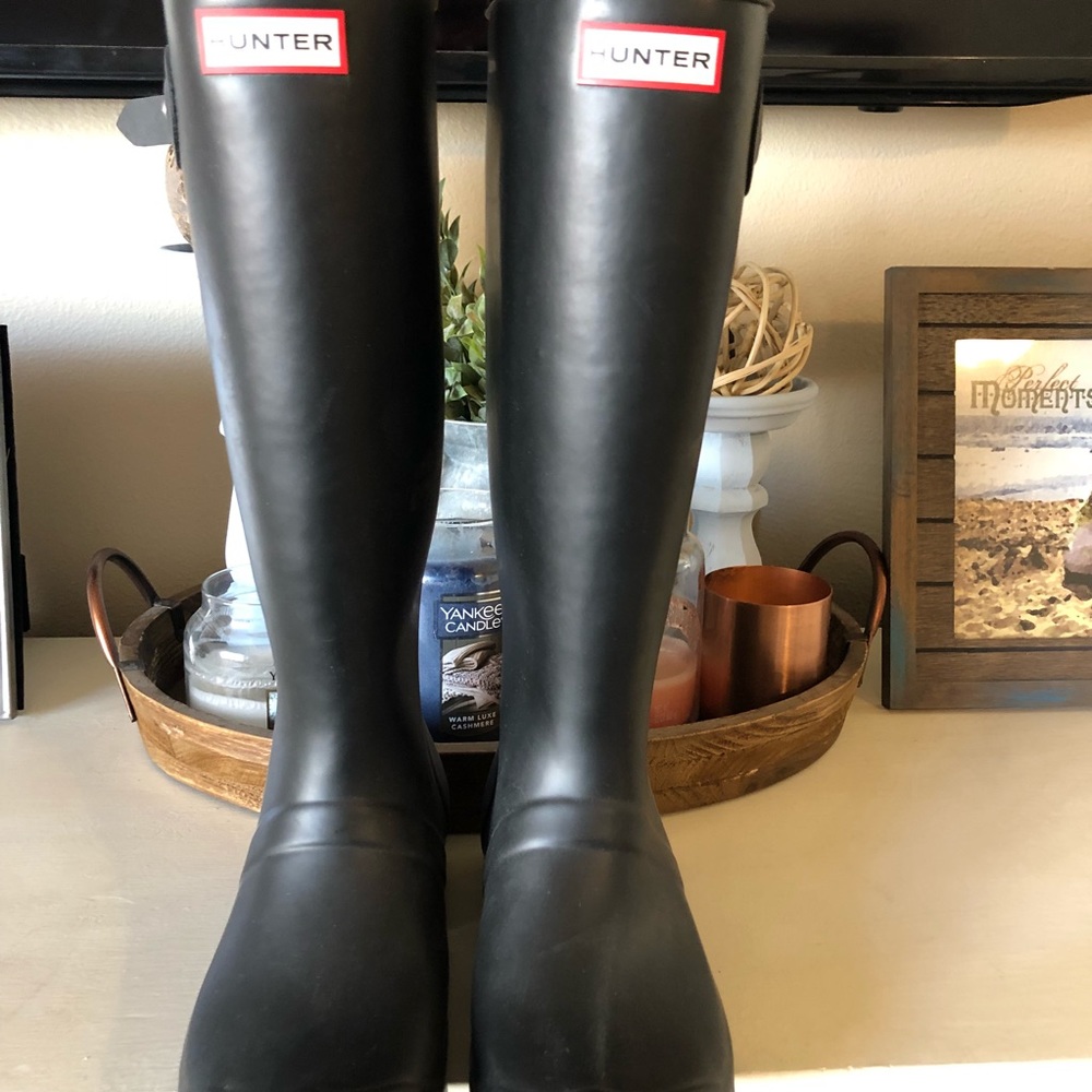 Hunter Boots **worn once!
